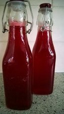 Red currant and loganberry cordial